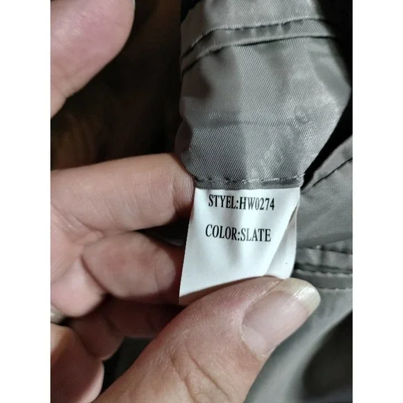 Loriano gray sport suit coat jacket 100% Wool men size 44L*